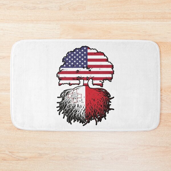Item preview, Malta Maltese American USA United States America Tree Roots Flag designed and sold by FlagX.