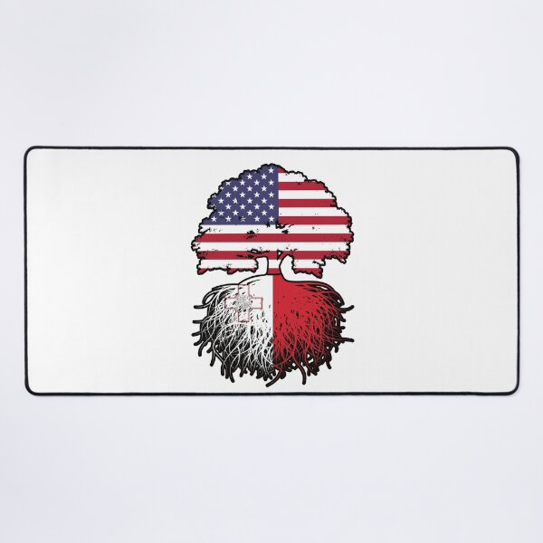 Item preview, Malta Maltese American USA United States America Tree Roots Flag designed and sold by FlagX.