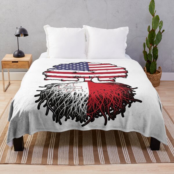 Item preview, Malta Maltese American USA United States America Tree Roots Flag designed and sold by FlagX.