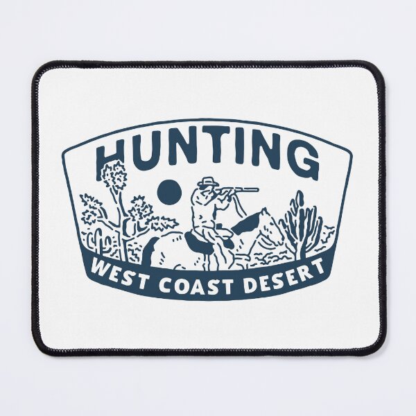 Item preview, Vintage Hunting Patch Design with Desert Landscape Art designed and sold by DrawingSarc.