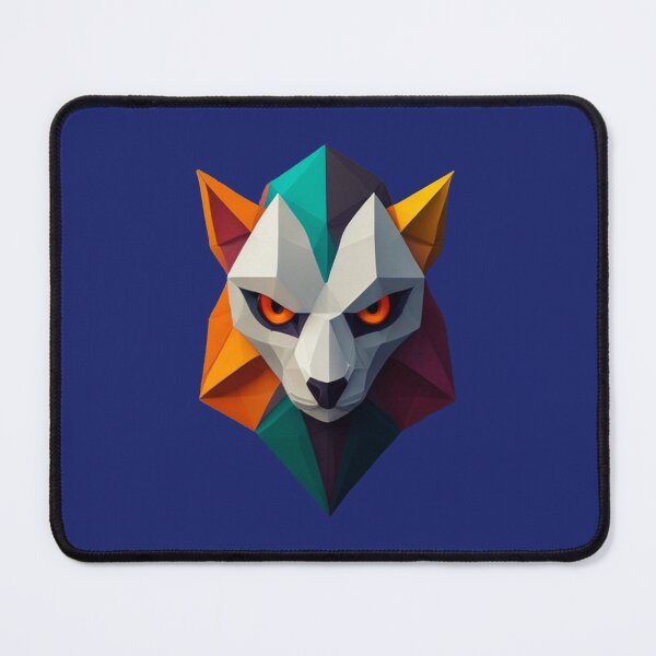 Item preview, A traditional devil mask, origami, lemur vector art designed and sold by VugArtShop.