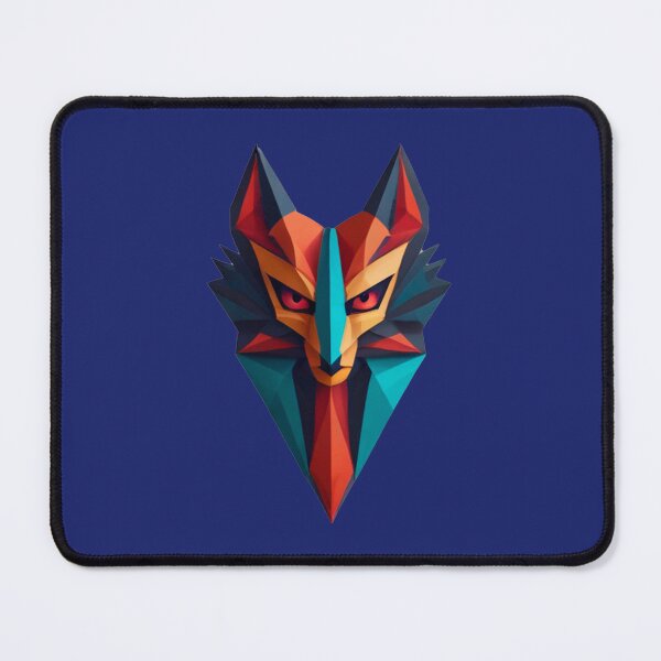 Item preview, A traditional devil mask, origami, lemur vector art #2 designed and sold by VugArtShop.