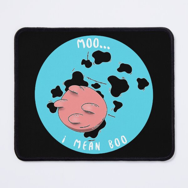 Item preview, Halloween cartoon. Cow Udder, Moo I mean Boo, funny cartoon designed and sold by BeebopGraphics.