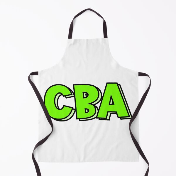Item preview, CBA” Text Design: Can’t Be Arsed designed and sold by GrizzlyCollective.