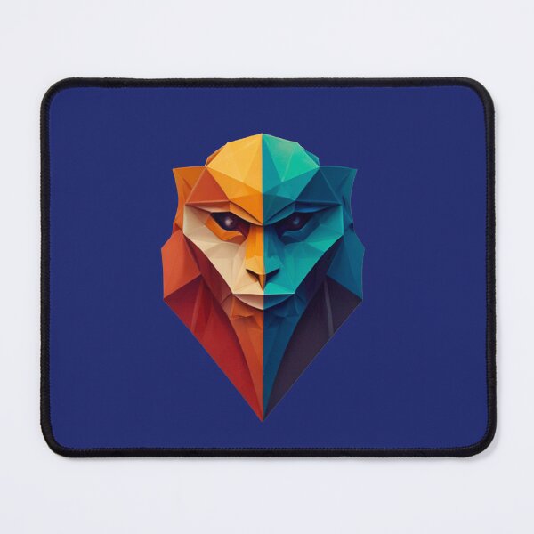 Item preview, A traditional devil mask, origami, monkey vector art designed and sold by VugArtShop.