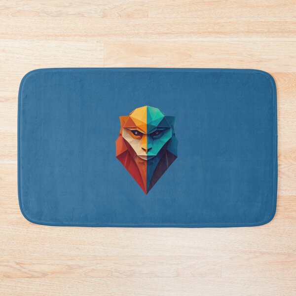 Item preview, A traditional devil mask, origami, monkey vector art designed and sold by VugArtShop.