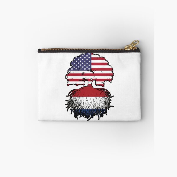 Item preview, Netherlands Dutch American USA United States America Tree Roots Flag designed and sold by FlagX.
