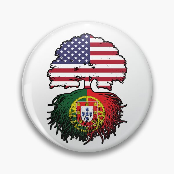 Item preview, Portugal Portuguese American USA United States America Tree Roots Flag designed and sold by FlagX.