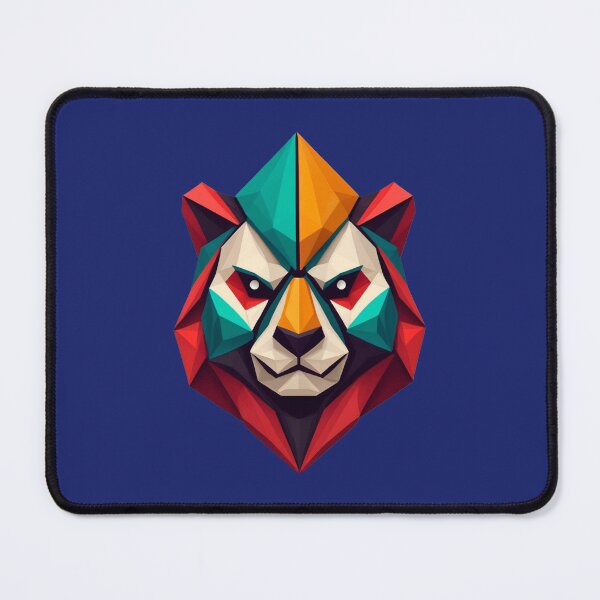 Item preview, A traditional devil mask, origami, panda vector art #2 designed and sold by VugArtShop.