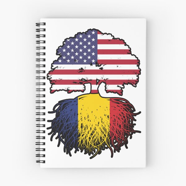 Item preview, Romania Romanian American USA United States America Tree Roots Flag designed and sold by FlagX.