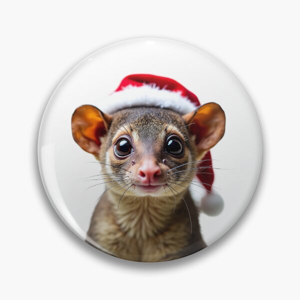 Item preview, Funny Kinkajou Wearing Christmas Hat designed and sold by LazyOwlStore.