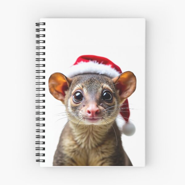 Item preview, Funny Kinkajou Wearing Christmas Hat designed and sold by LazyOwlStore.