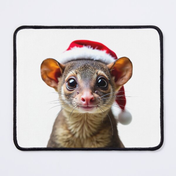 Item preview, Funny Kinkajou Wearing Christmas Hat designed and sold by LazyOwlStore.