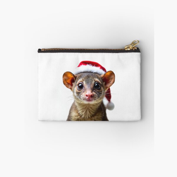 Item preview, Funny Kinkajou Wearing Christmas Hat designed and sold by LazyOwlStore.