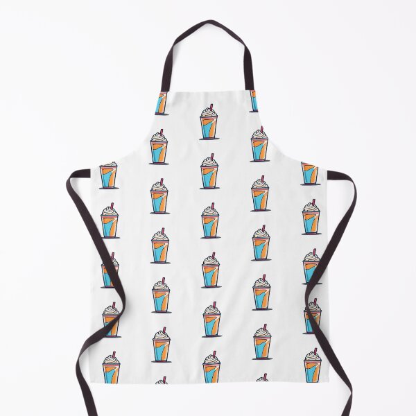 Item preview, Colorful Milkshake Illustration with Whipped Cream and Straw – Fun Beverage Sticker Design designed and sold by CrownedCanvas.