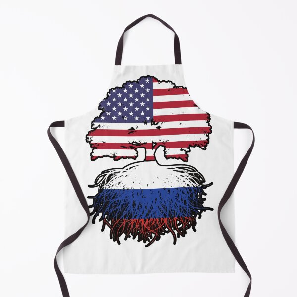 Item preview, Russia Russian American USA United States America Tree Roots Flag designed and sold by FlagX.