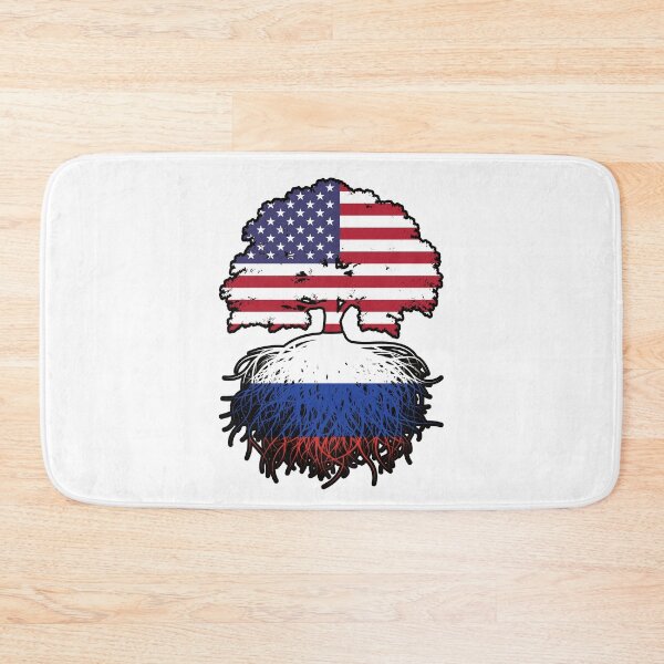 Item preview, Russia Russian American USA United States America Tree Roots Flag designed and sold by FlagX.
