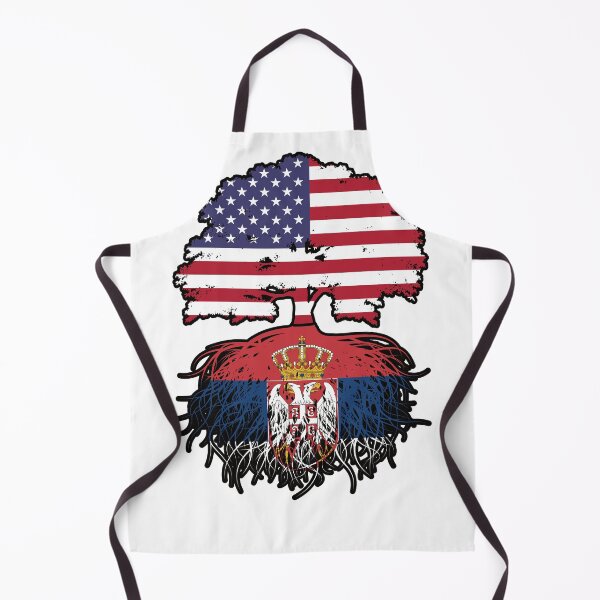 Item preview, Serbia Serbian American USA United States America Tree Roots Flag designed and sold by FlagX.