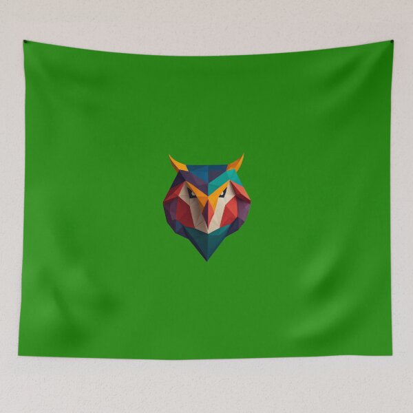 Item preview, A traditional devil mask, origami, penguin vector art designed and sold by VugArtShop.