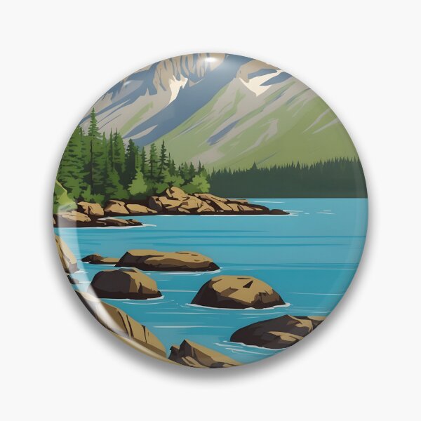 Item preview, Mingan Archipelago National Park Canada Vintage Travel Tourism  designed and sold by TravelersGems.