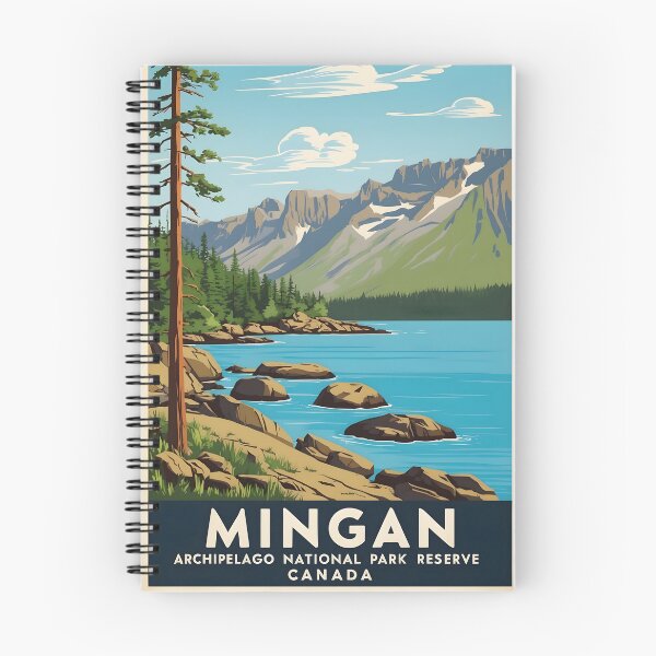 Item preview, Mingan Archipelago National Park Canada Vintage Travel Tourism  designed and sold by TravelersGems.