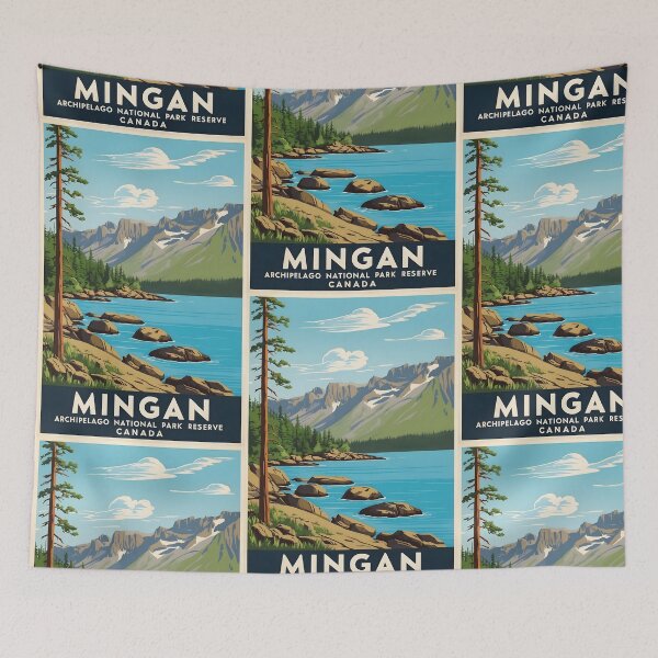 Item preview, Mingan Archipelago National Park Canada Vintage Travel Tourism  designed and sold by TravelersGems.