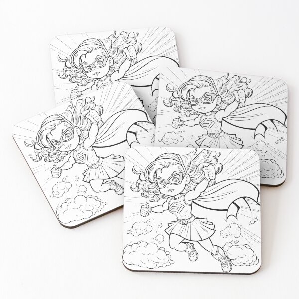 Item preview, DRAWING OF A SUPER HEROINE  designed and sold by infinitearte.