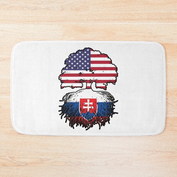 Item preview, Slovakia Slovakian American USA United States America Tree Roots Flag designed and sold by FlagX.