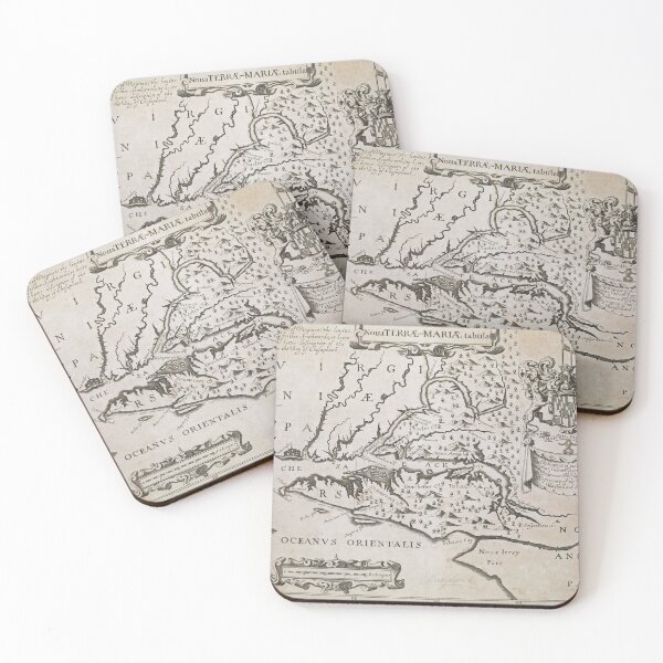 Item preview, Chesapeake Bay Map "Noua TERRÆ-MARIÆ tabula."  designed and sold by Jeditwins.