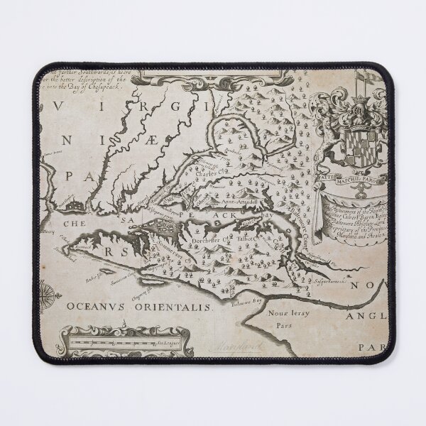 Item preview, Chesapeake Bay Map "Noua TERRÆ-MARIÆ tabula."  designed and sold by Jeditwins.
