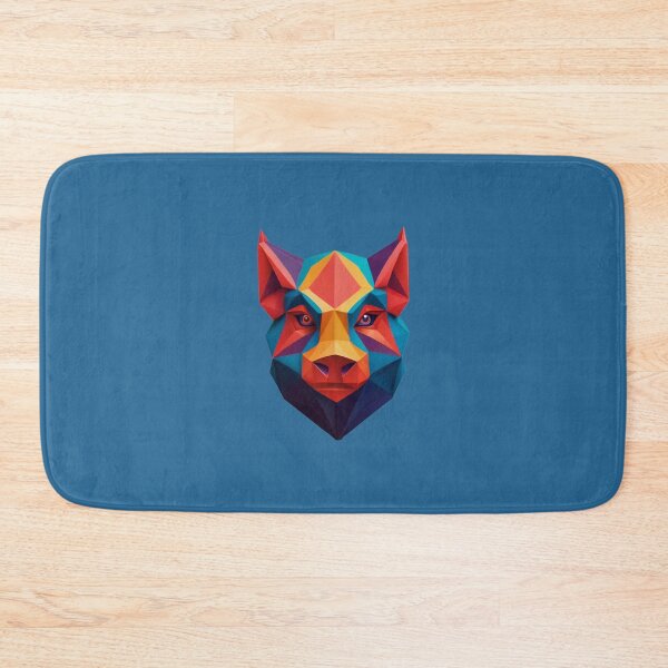 Item preview, A traditional devil mask, origami, pig vector art designed and sold by VugArtShop.
