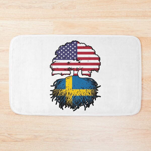 Item preview, Sweden Swedish American USA United States America Tree Roots Flag designed and sold by FlagX.