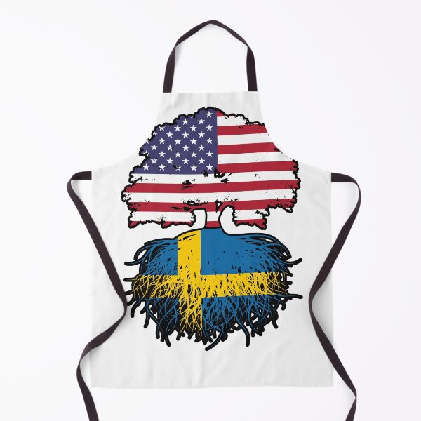Item preview, Sweden Swedish American USA United States America Tree Roots Flag designed and sold by FlagX.