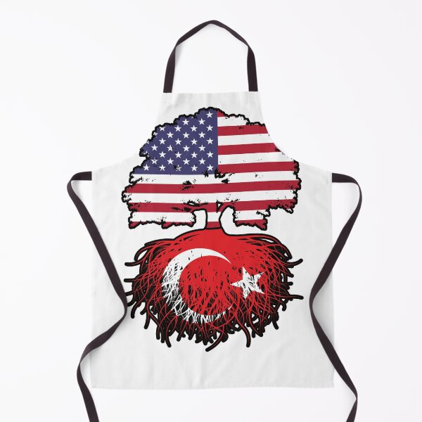 Item preview, Turkey Turkish American USA United States America Tree Roots Flag designed and sold by FlagX.