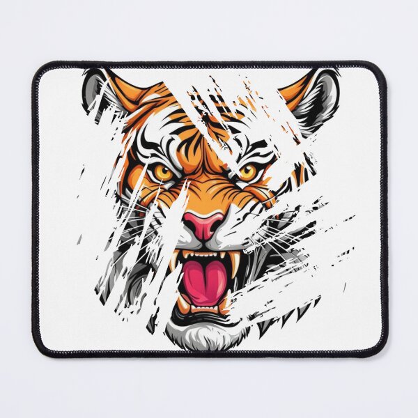 Item preview, Angry Tiger Face designed and sold by nadeloo96.