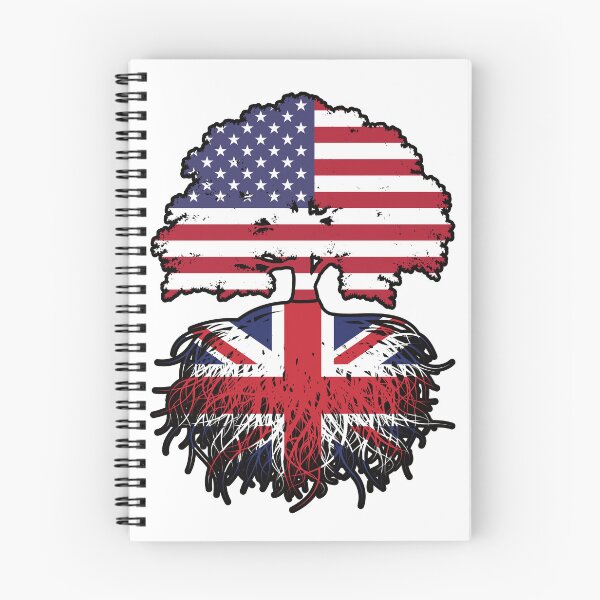 Item preview, UK British American USA United States America Tree Roots Flag designed and sold by FlagX.