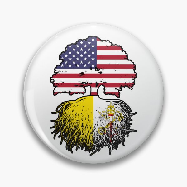 Item preview, Vatican American USA United States America Tree Roots Flag designed and sold by FlagX.