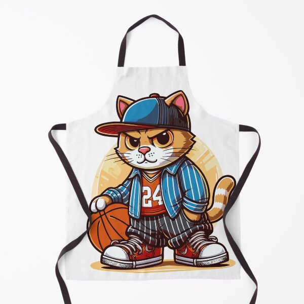Item preview, Cat Brat: playing with a basketball designed and sold by ArtEmotionsImages.