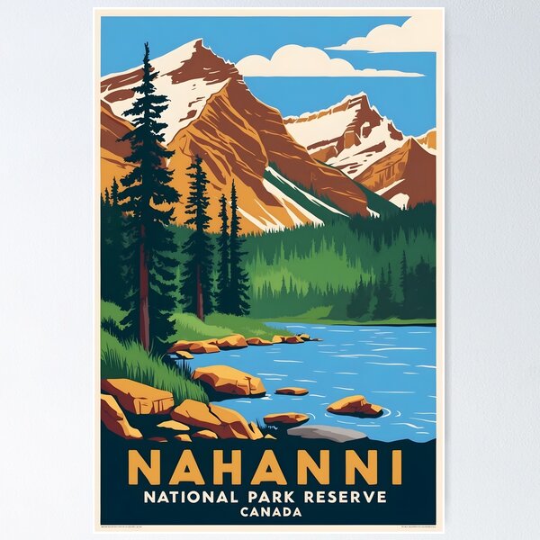 Item preview, Nahanni National Park Canada Vintage Travel Tourism  designed and sold by TravelersGems.