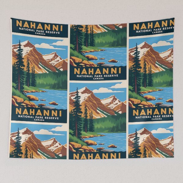 Item preview, Nahanni National Park Canada Vintage Travel Tourism  designed and sold by TravelersGems.