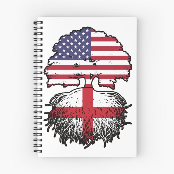 Item preview, England English American USA Tree Roots Flag designed and sold by FlagX.