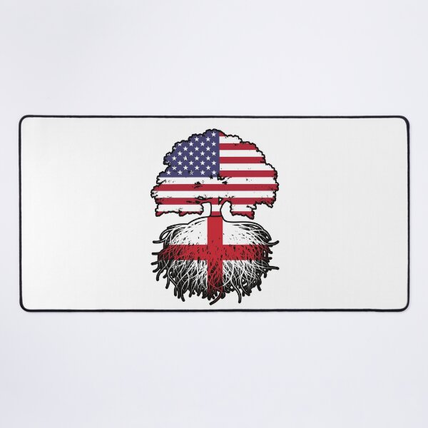 Item preview, England English American USA Tree Roots Flag designed and sold by FlagX.