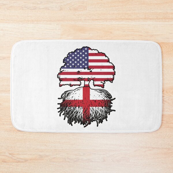 Item preview, England English American USA Tree Roots Flag designed and sold by FlagX.