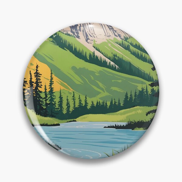 Item preview, Naats'ihch'oh National Park Canada Vintage Travel Tourism  designed and sold by TravelersGems.