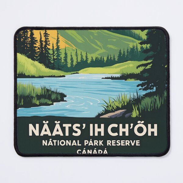Item preview, Naats'ihch'oh National Park Canada Vintage Travel Tourism  designed and sold by TravelersGems.