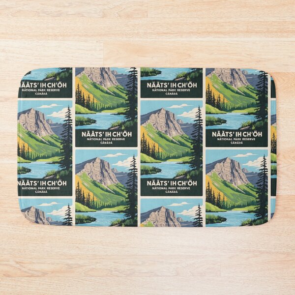 Item preview, Naats'ihch'oh National Park Canada Vintage Travel Tourism  designed and sold by TravelersGems.
