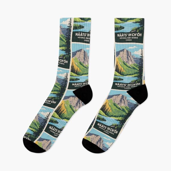 Item preview, Naats'ihch'oh National Park Canada Vintage Travel Tourism  designed and sold by TravelersGems.