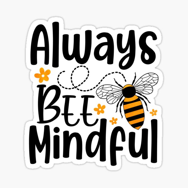 Item preview, Bee Mindful Calming Design designed and sold by romkartistry.