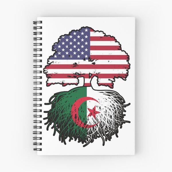 Item preview, Algeria Algerian American USA Tree Roots Flag designed and sold by FlagX.