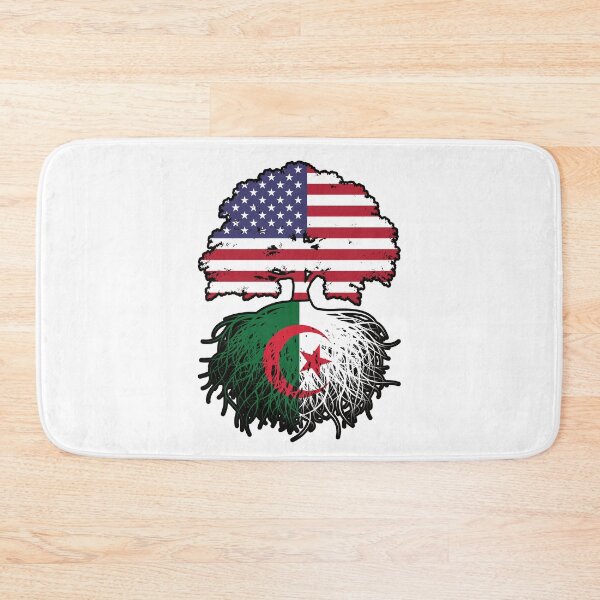 Item preview, Algeria Algerian American USA Tree Roots Flag designed and sold by FlagX.